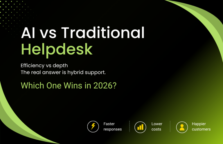 AI vs Traditional Helpdesk