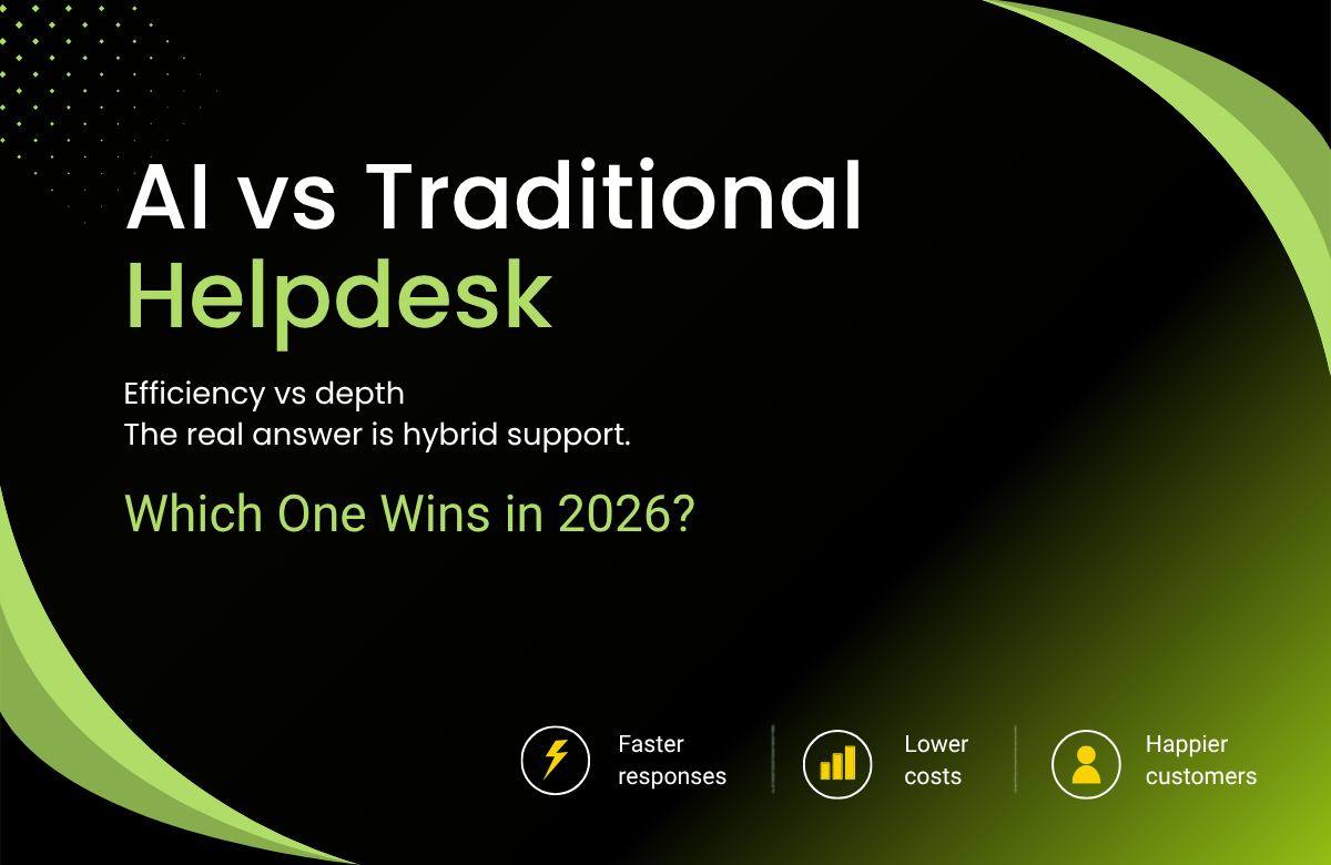 AI vs Traditional Helpdesk