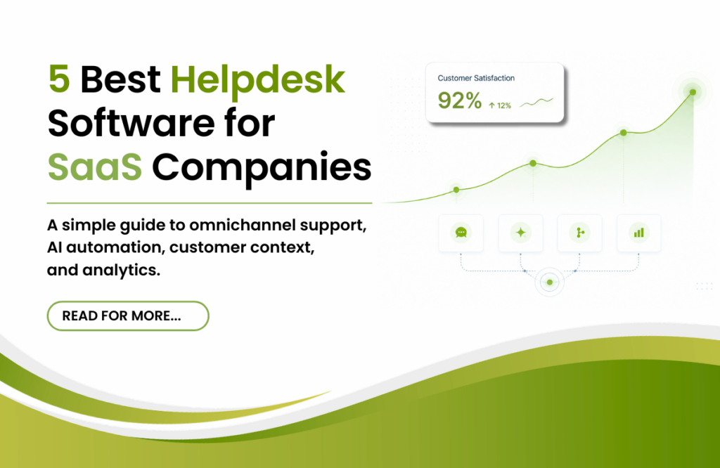Best Helpdesk Software Tools for SaaS Companies in 2026